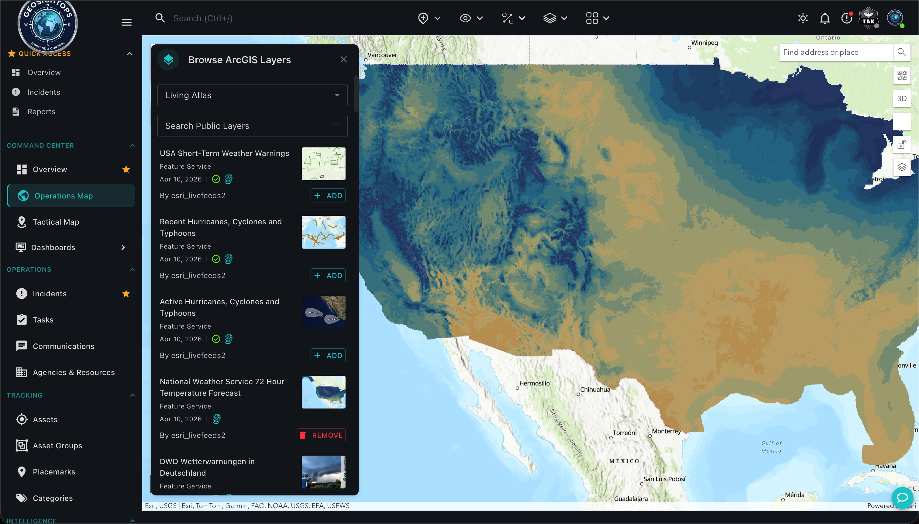 ArcGIS layers