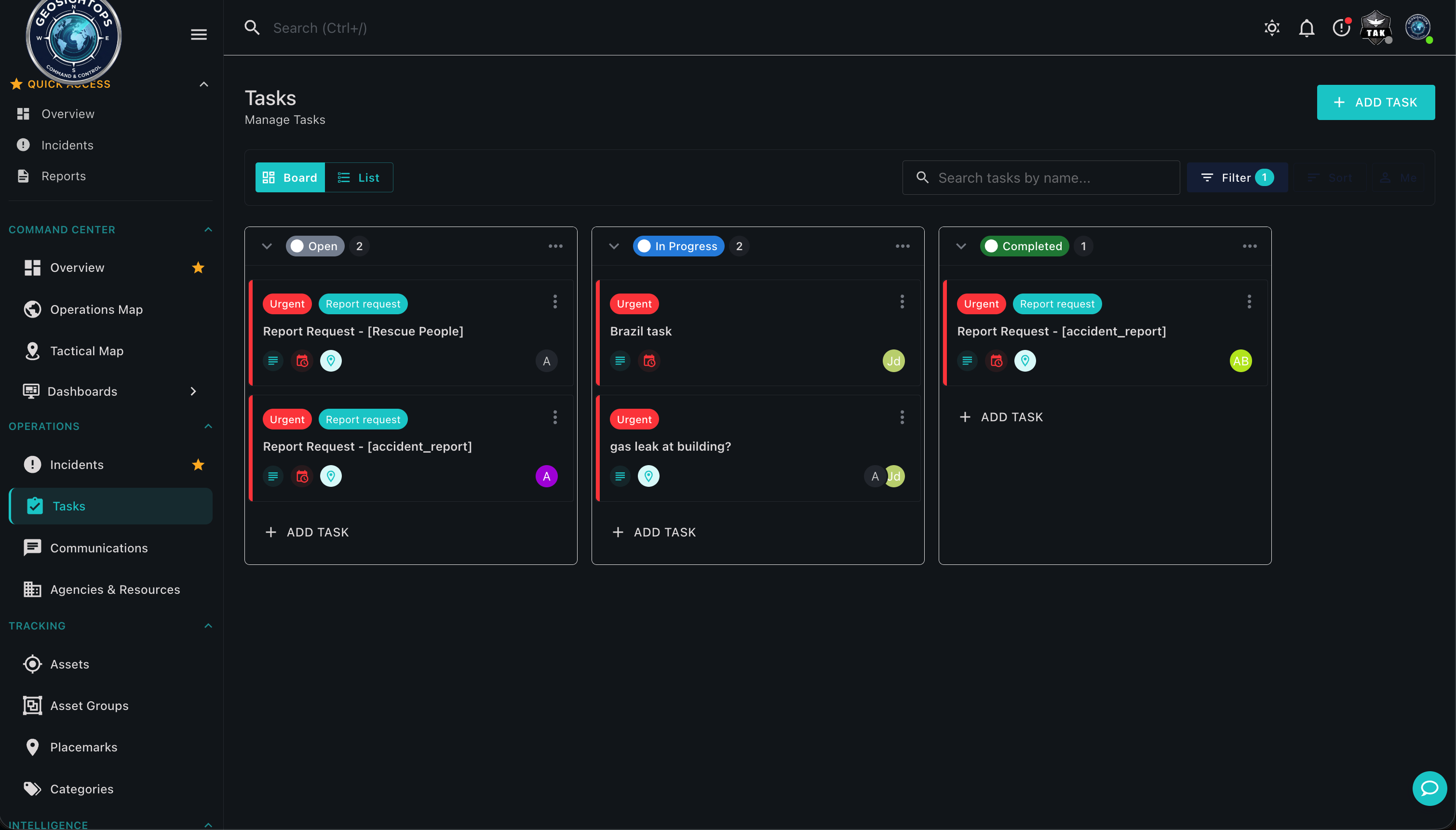 Tasks
