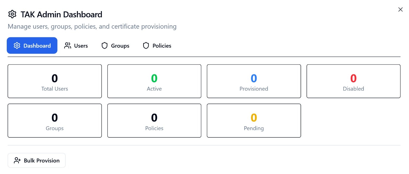 TAK field dashboard with routes, chat, and live tracks